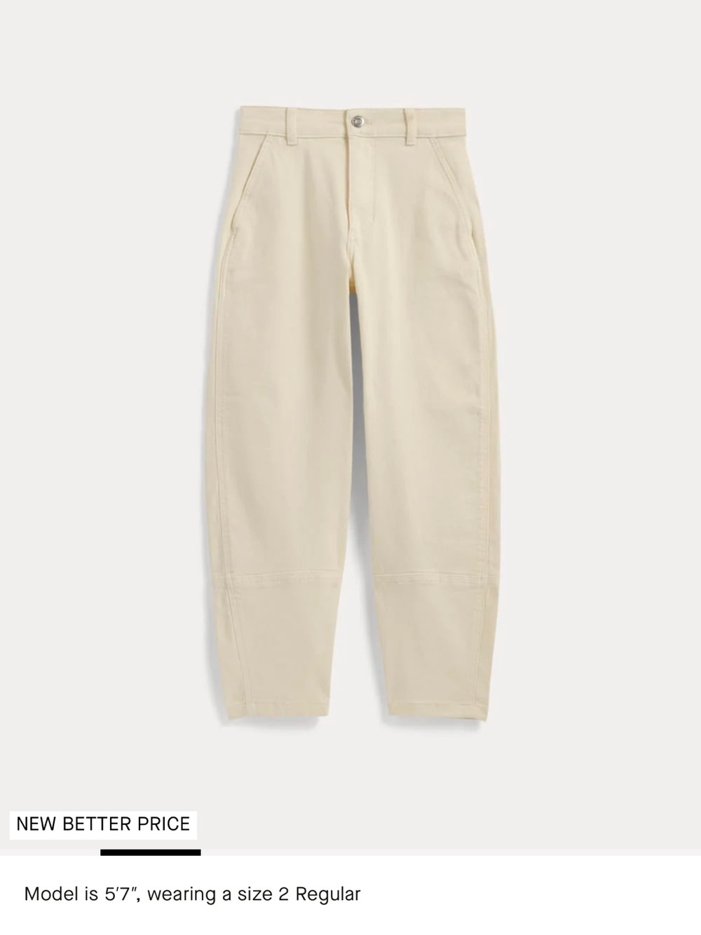 Everlane utility barrel pant